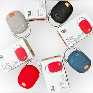 T&G Portable Wireless Bluetooth Speaker FM Radio LED lights